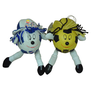 Vinyl Stuffed Soccer Players